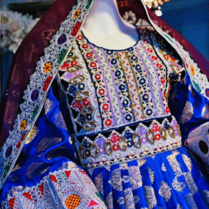 Royal blue Afghan Kuchi ghand