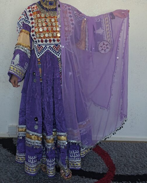 Royal purple Ghand Size: MEDIUM