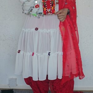 White elegant ghand, 3 piece