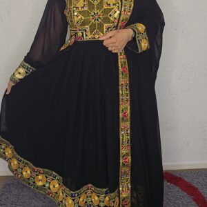 Black Ghand with shimmery gold