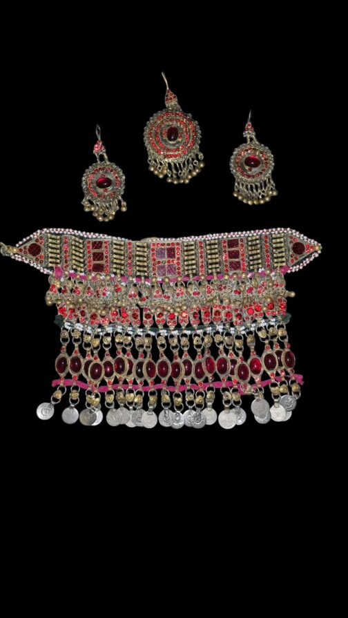 Deep ruby red set