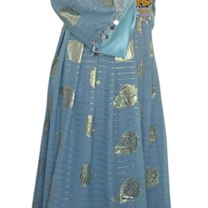 Sky blue, light weight and flowing beauty
