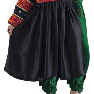 Black satin Ghand