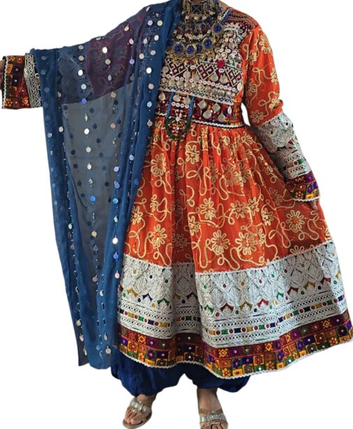 Orange Kuchi dress