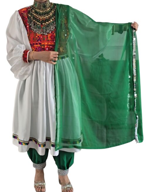 White Satin Ghand