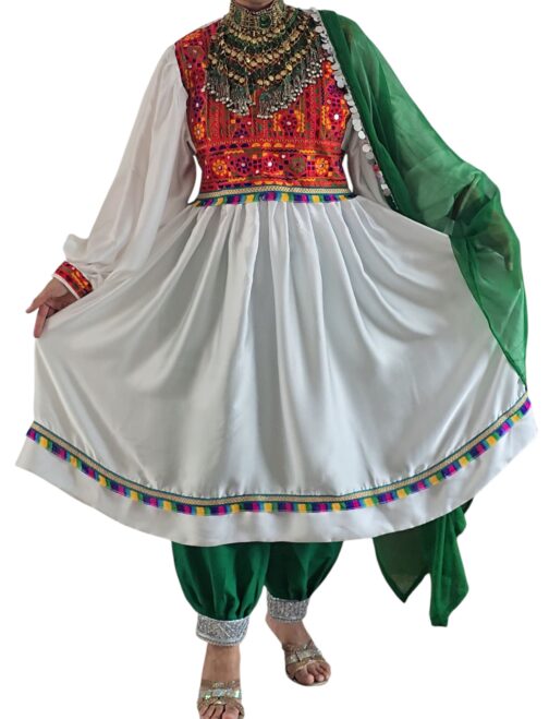 White Satin Ghand