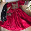 Red traditional dress
