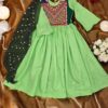 Green traditional maxi Ghand