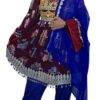 Deep maroon Ghand with multi colour floral patern