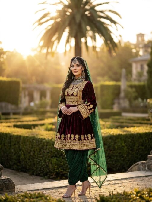 Afsana Velvet Set