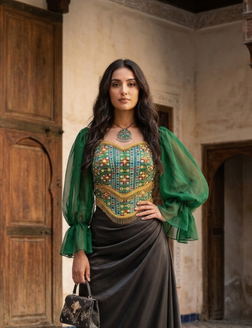 Zeba corset top